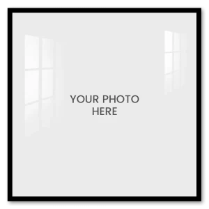 Black framed Square Acrylic Photo