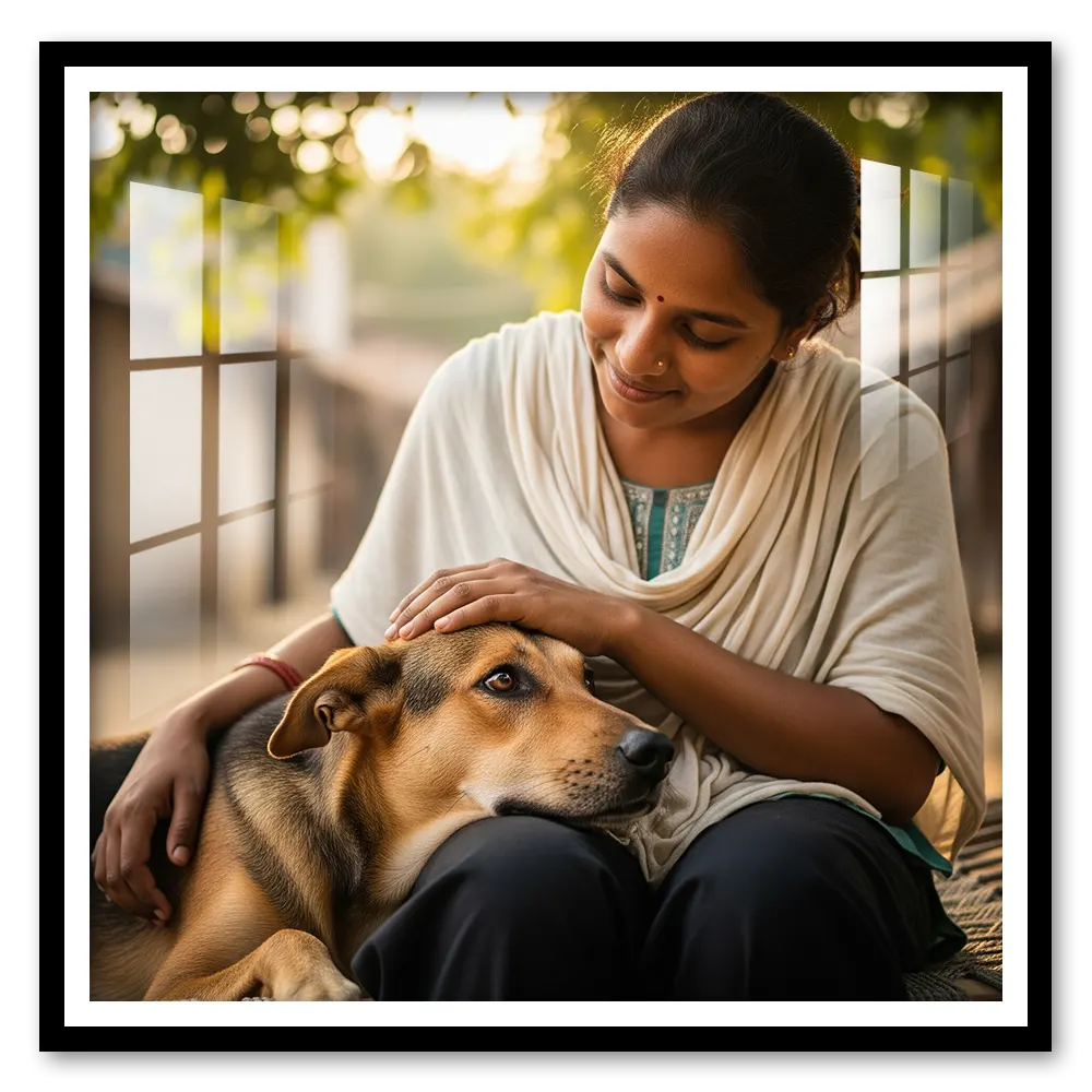 Double Bordered Square Acrylic Photo 111