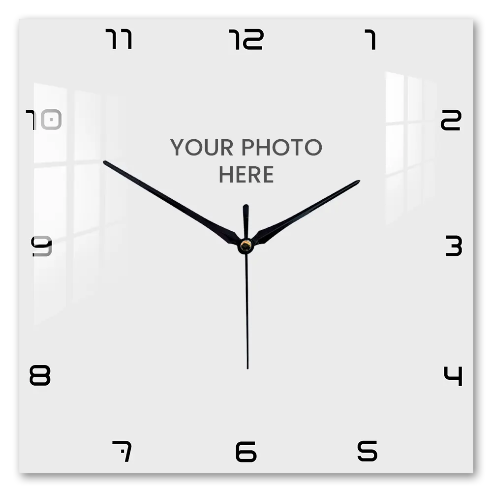 FAQs 2 Large Square Custom Acrylic Wall Clock