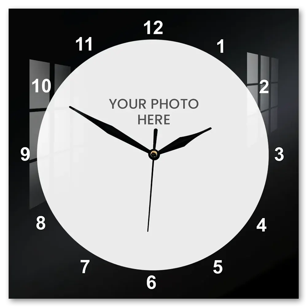 custom acrylic wall clock