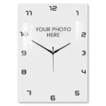 Portrait Custom Acrylic Table Top Clock - A5