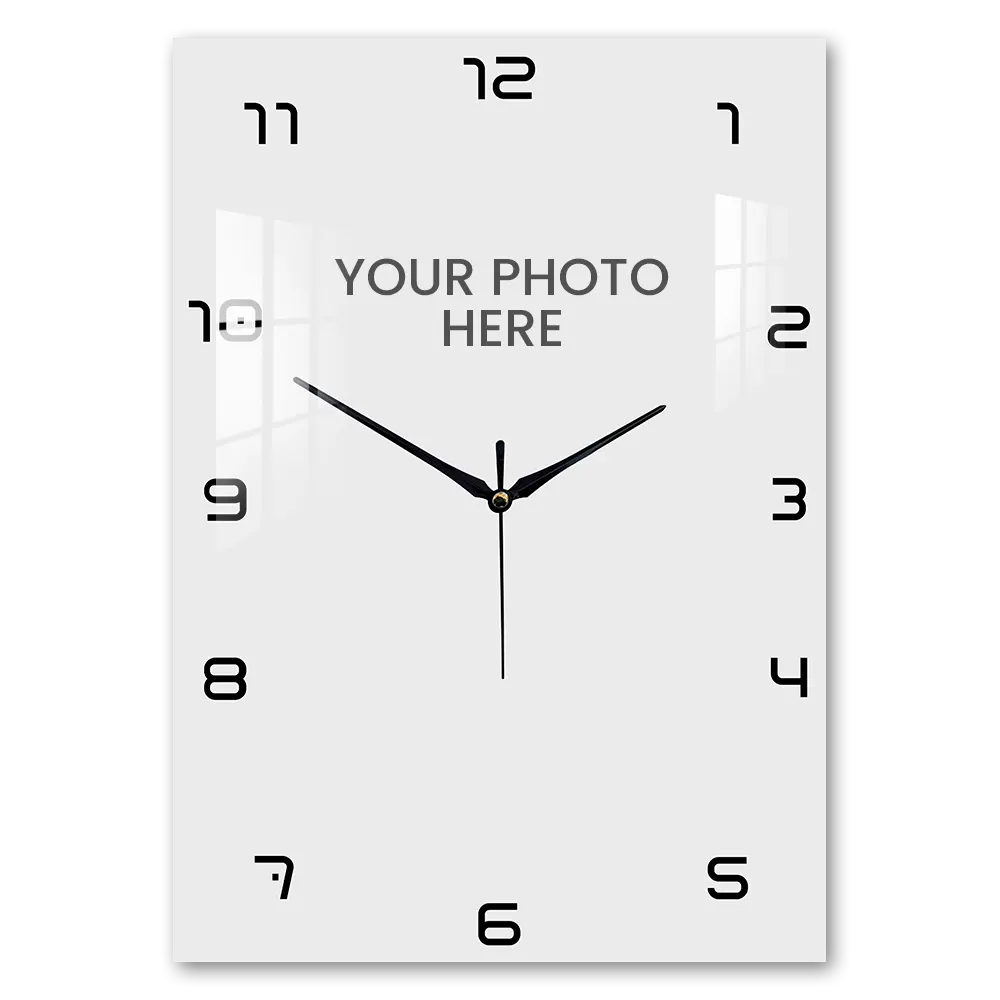 Way To Crafts 26 Portrait Custom Acrylic Table Top Clock - A5