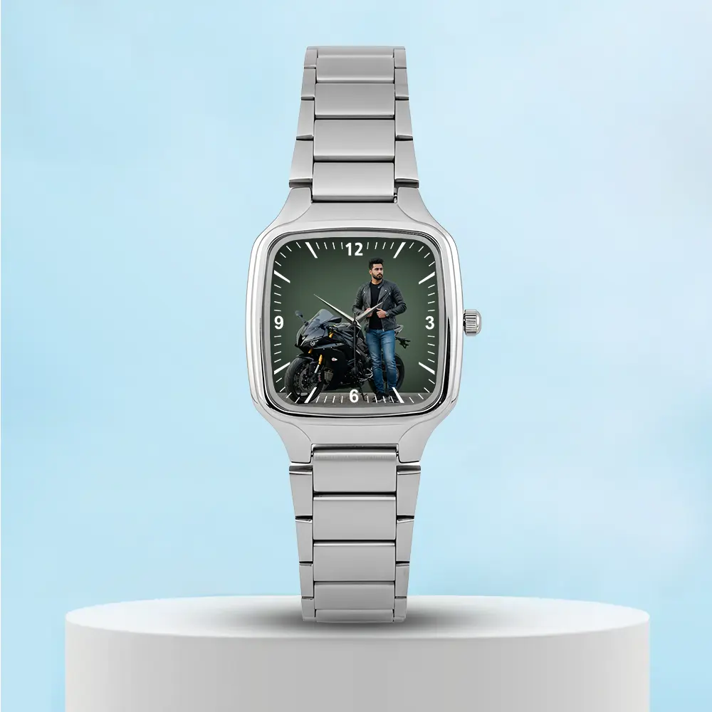 Way To Crafts 21 Square silver mens watch swap