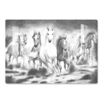 7 Horses of Success – Hand Drawn- HD Printed Acrylic Wall Art