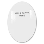 Oval Shape Acrylic Portrait Wall Frame