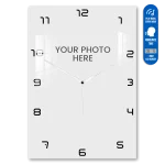 Voice Clock - Portrait Photo Printed Acrylic Wall Clock
